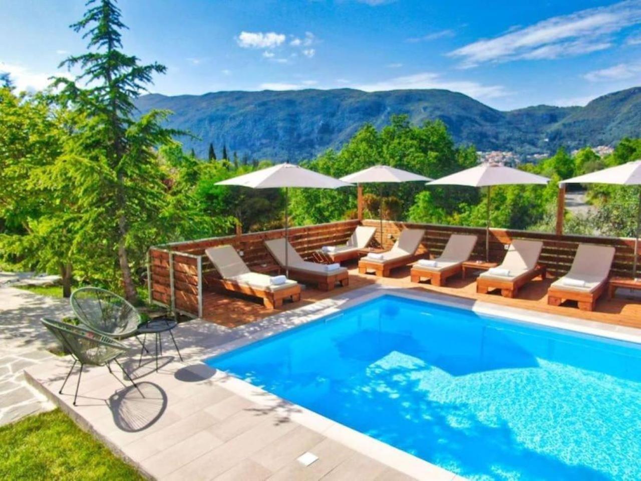 Petra House Villa Áno Korakiána Dış mekan fotoğraf
