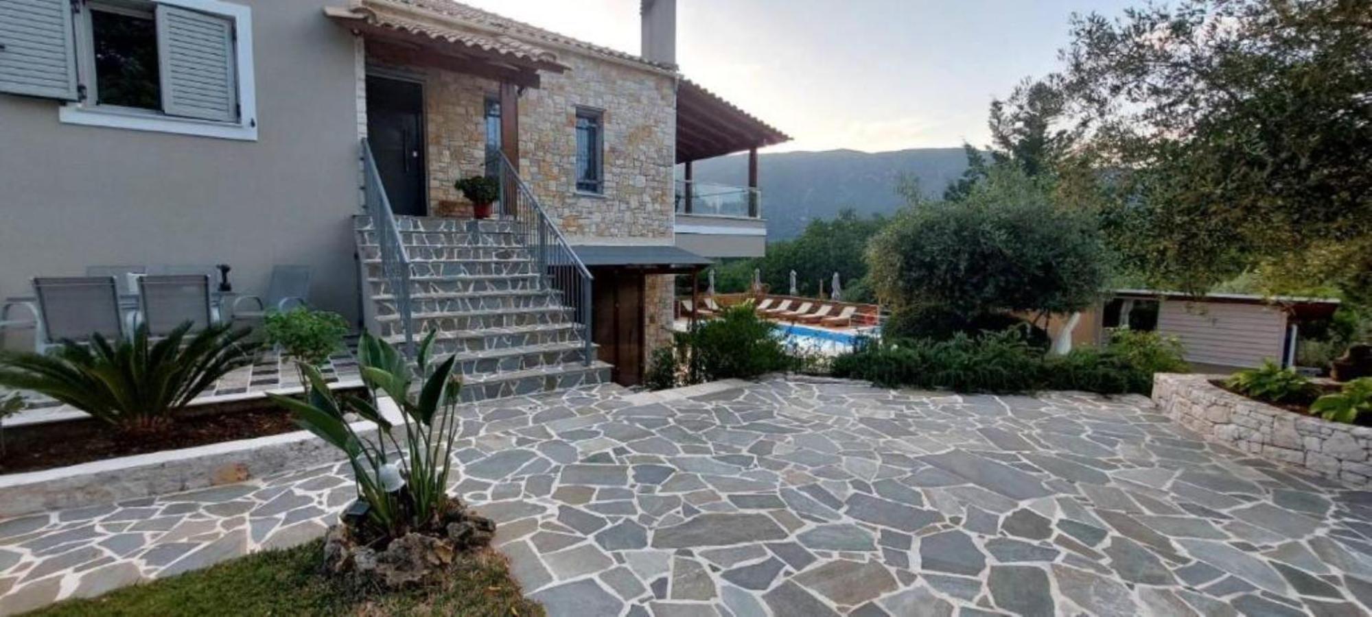 Petra House Villa Áno Korakiána Dış mekan fotoğraf